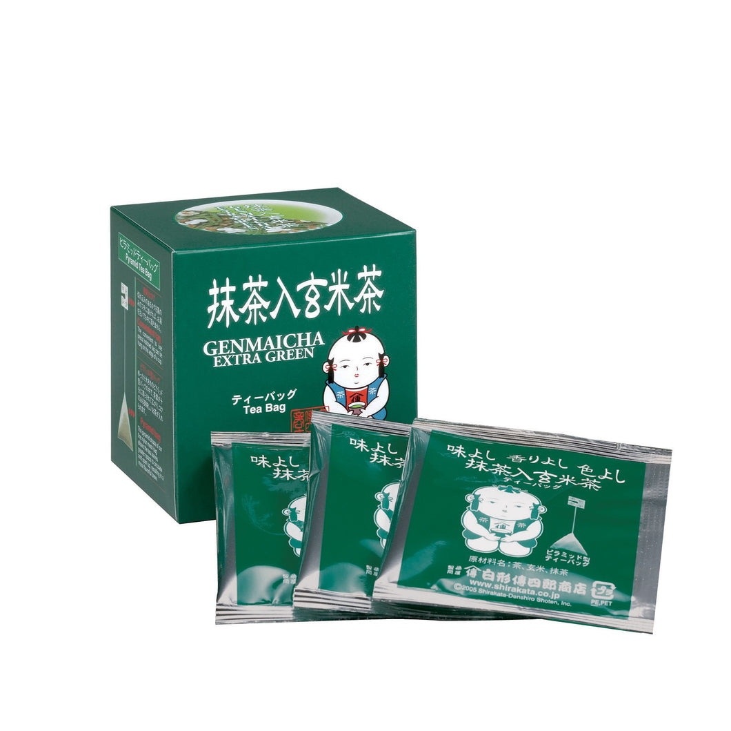 Pyramid Teabag Genmaicha Extra Green 16 pcs x 12