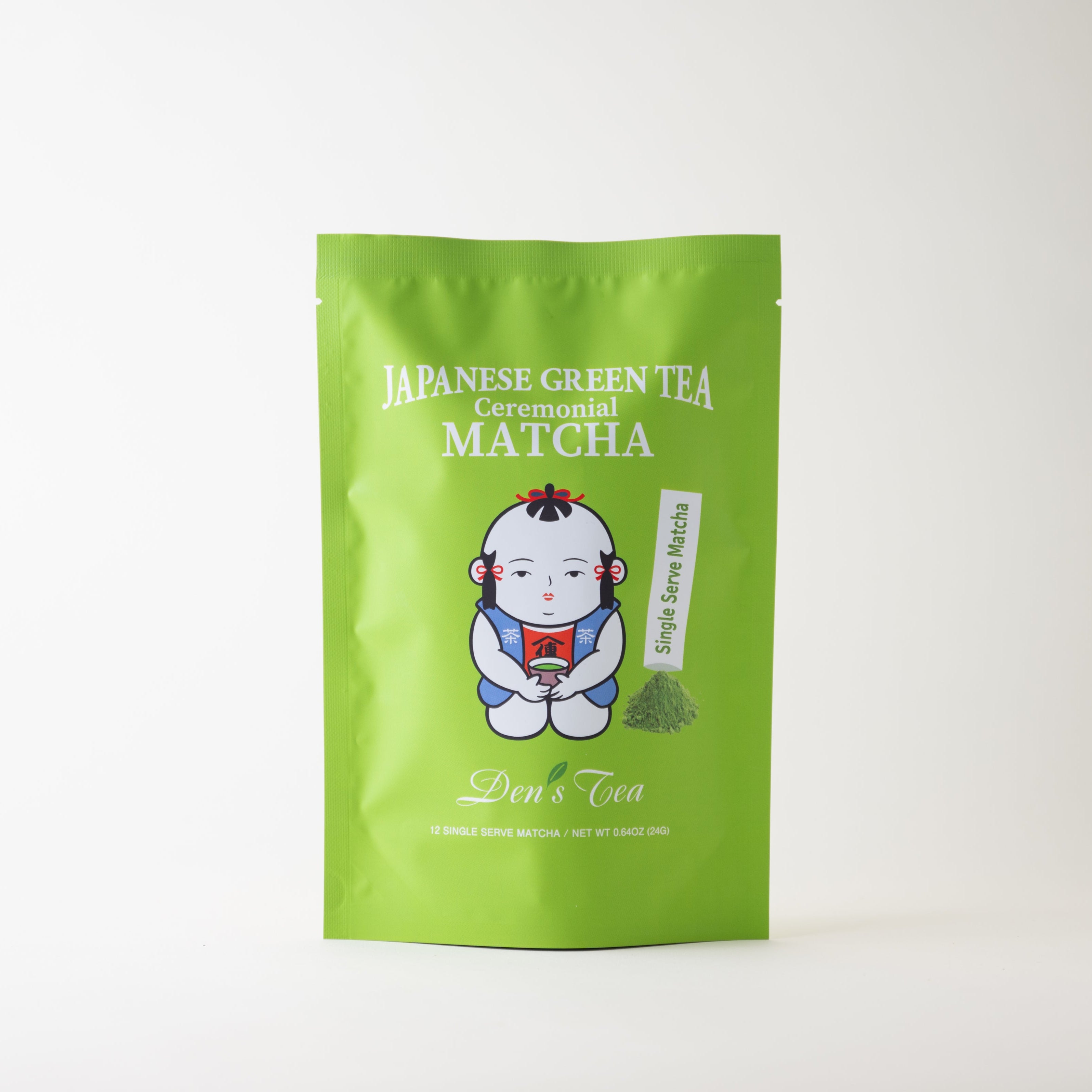 Matcha Chan Matcha Single-Serving Packets (Den-chan Pouch) – Den's Tea Wholesale